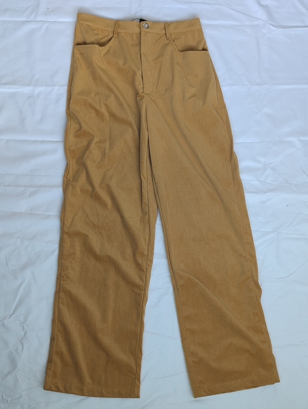 NWT  Cider Lightweight Mustard Yellow Corduroy Pants Medium
